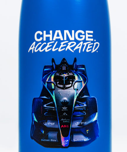 Formula E Unisex Blue Water Bottle