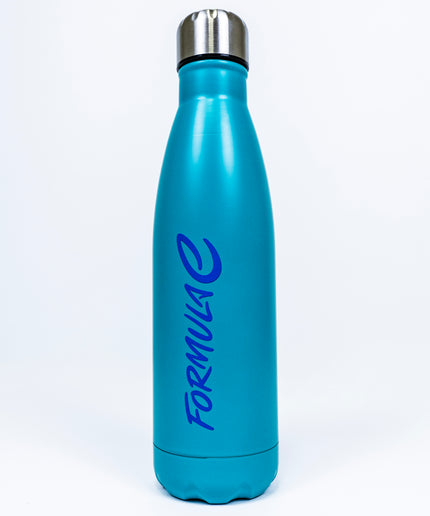 Formula E Unisex Aqua Blue Water Bottle