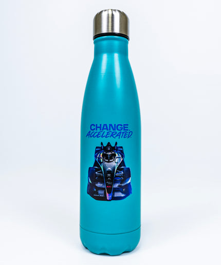 Formula E Unisex Aqua Blue Water Bottle