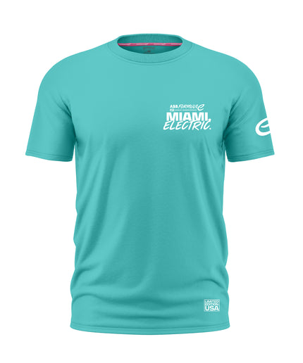 Formula E Men's Miami Electric Ocean Blue Limited Edition T-shirt