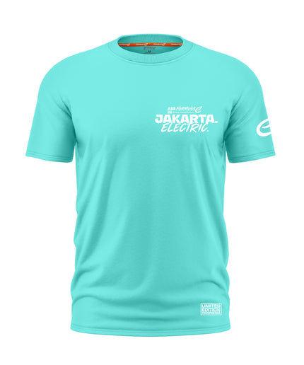 Formula E Men's Jakarta Electric Aqua Blue Limited Edition T-shirt