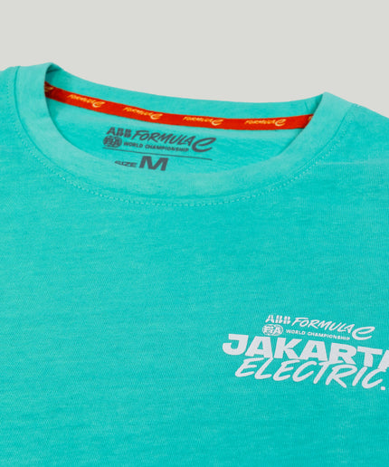 Formula E Men's Jakarta Electric Aqua Blue Limited Edition T-shirt