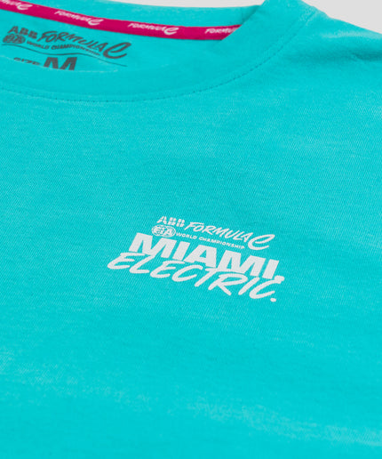 Formula E Men's Miami Electric Ocean Blue Limited Edition T-shirt