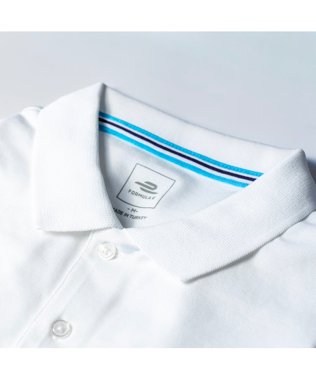 Formula E Mens Essential White Polo