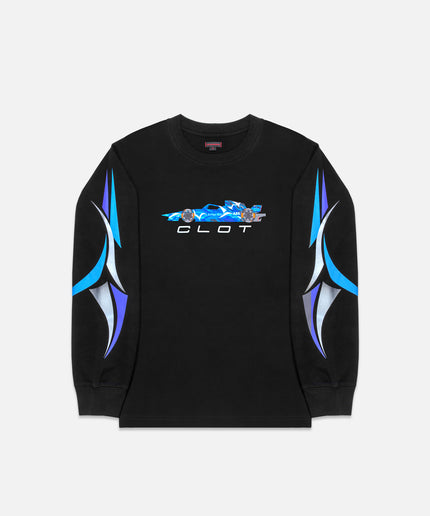 CLOT x Formula E Unisex Black Shirt