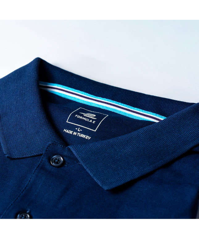 Formula E Mens Essentials Navy Polo