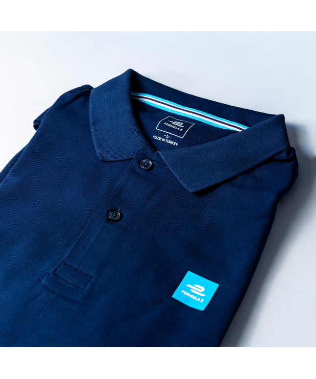 Formula E Mens Essentials Navy Polo