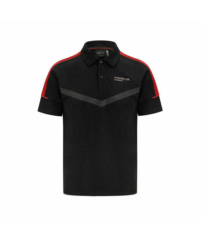 Porsche Motorsport Formula E Team Mens Fanwear Black Polo Shirt