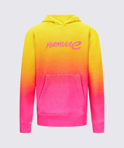 Formula E Kids Gradient Pink Yellow Hoodie