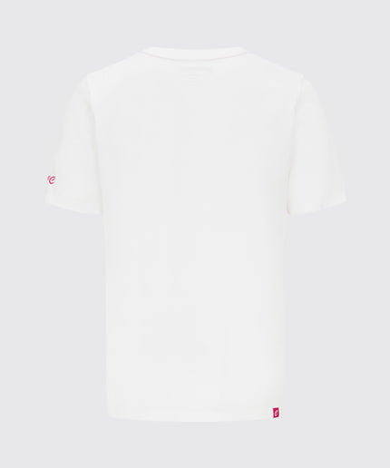 Formula E Kids Logo Gradient White and Pink T-shirt