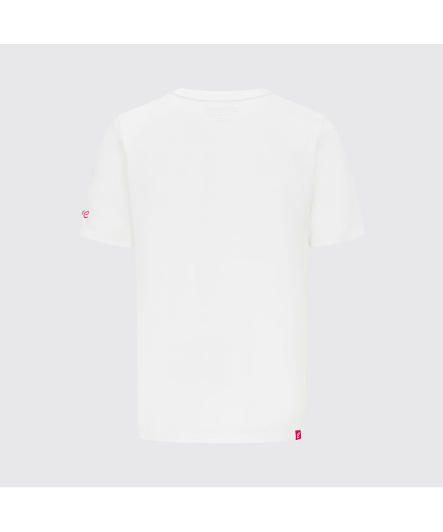 Formula E Kids Logo Gradient White and Pink T-shirt