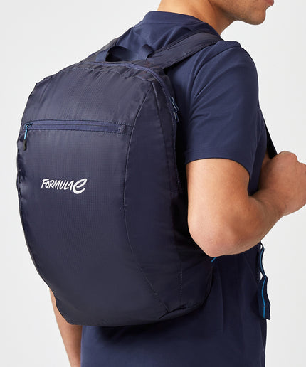 Formula E Navy Packable Backpack