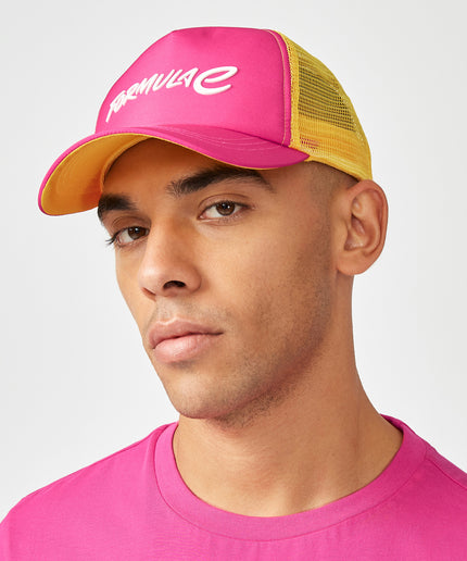 Formula E Unisex Wordmark Pink Trucker Hat