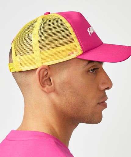 Formula E Unisex Wordmark Pink Trucker Hat