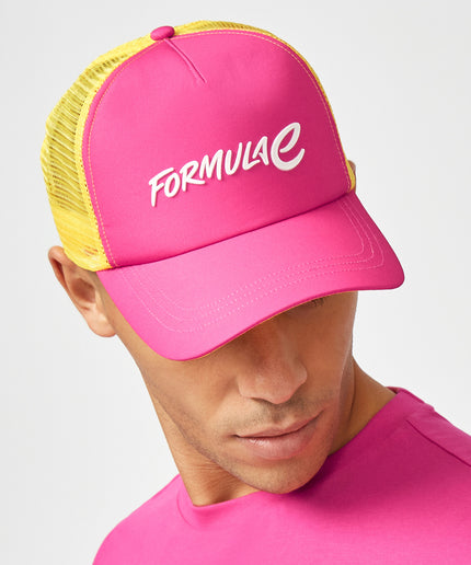 Formula E Unisex Wordmark Pink Trucker Hat