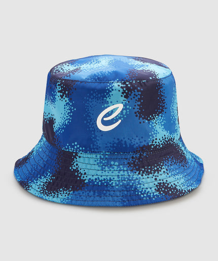 Formula E Unisex Blurred Blues E Reversible Bucket Hat