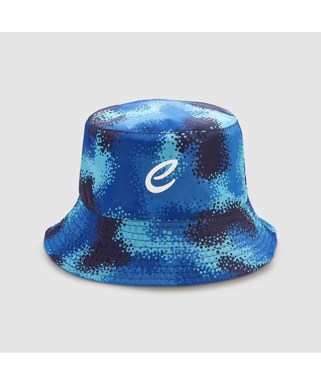 Formula E Unisex Blurred Blues E Reversible Bucket Hat