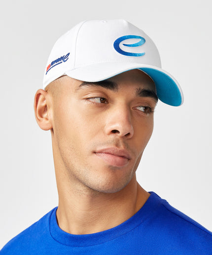 Formula E Unisex Gradient Logo White and Blue Hat