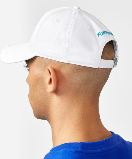 Formula E Unisex Gradient Logo White and Blue Hat