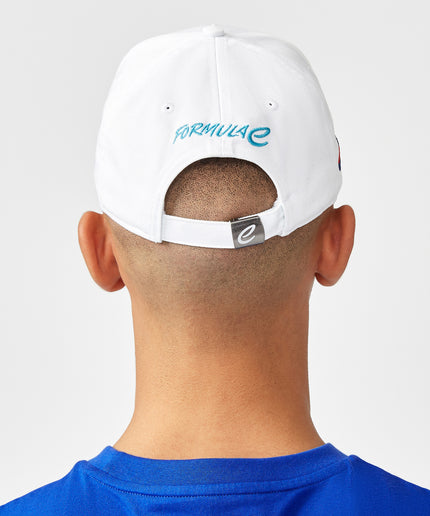 Formula E Unisex Gradient Logo White and Blue Hat