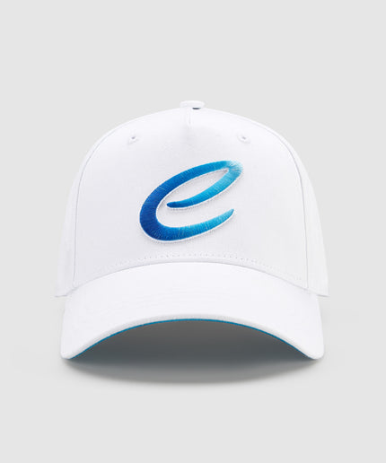 Formula E Unisex Gradient Logo White and Blue Hat