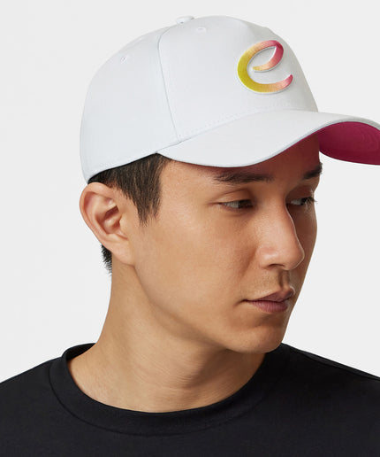 Formula E Unisex Gradient Logo White and Pink Hat