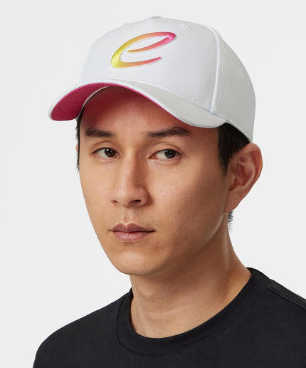 Formula E Unisex Gradient Logo White and Pink Hat