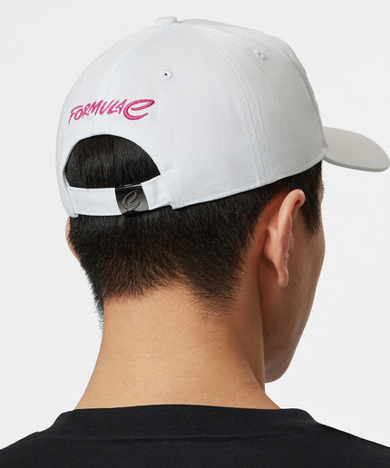 Formula E Unisex Gradient Logo White and Pink Hat