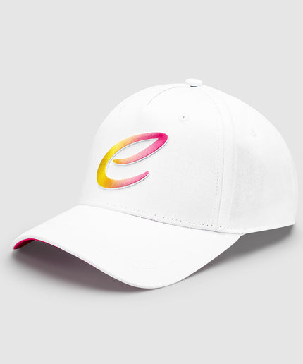 Formula E Unisex Gradient Logo White and Pink Hat