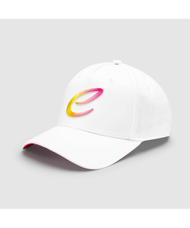 Formula E Unisex Gradient Logo White and Pink Hat