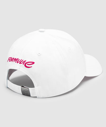 Formula E Unisex Gradient Logo White and Pink Hat