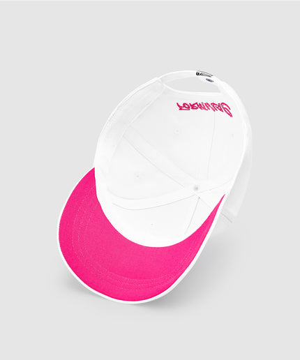 Formula E Unisex Gradient Logo White and Pink Hat