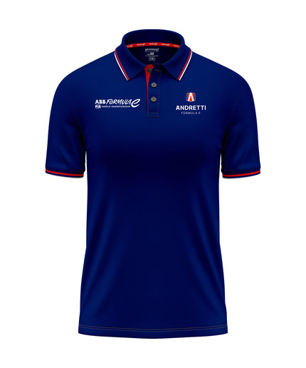 Andretti Formula E Men's Team World Championship Blue Polo