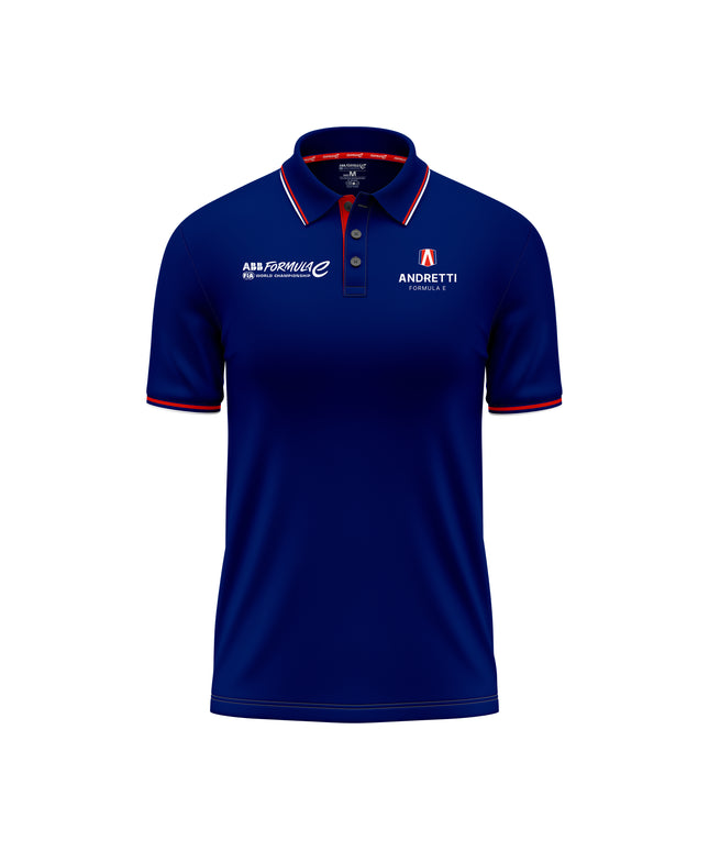 Andretti Formula E Men's Team World Championship Blue Polo