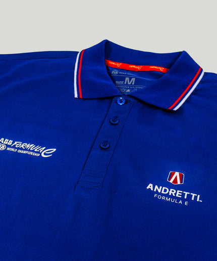 Andretti Formula E Men's Team World Championship Blue Polo