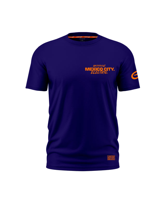 Formula E Men's Mexico City Electric Blue Limited Edition T-shirt