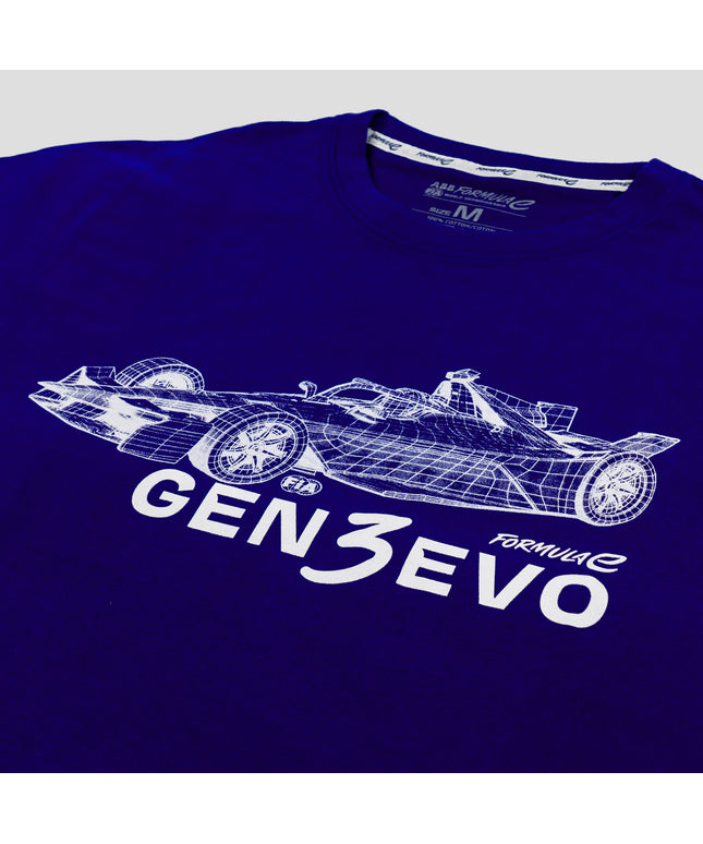 Formula E Men's Gen3 Evo Car T-shirt