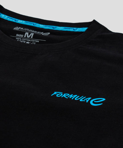 Formula E Men's Gen3 Evo Car Graphic Black T-shirt