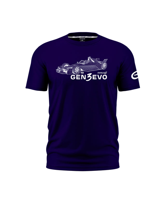 Formula E Men's Gen3 Evo Car T-shirt