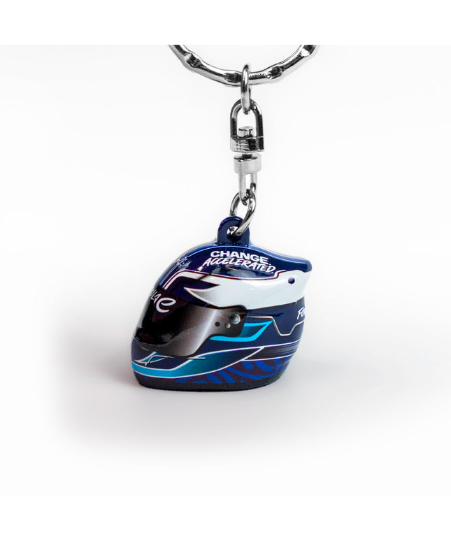Formula E Helmet Blue Keyring