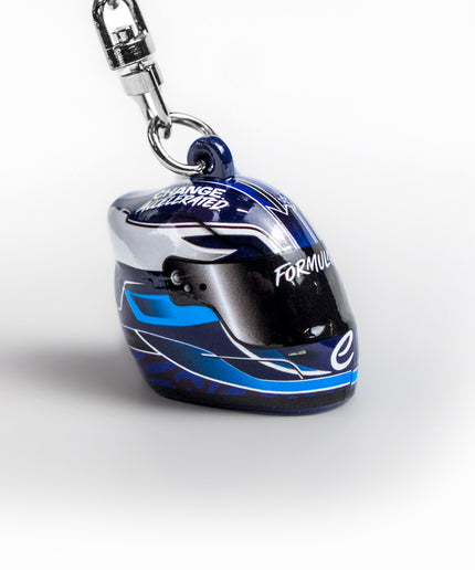 Formula E Helmet Blue Keyring