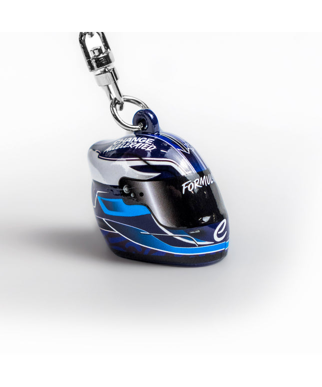 Formula E Helmet Blue Keyring