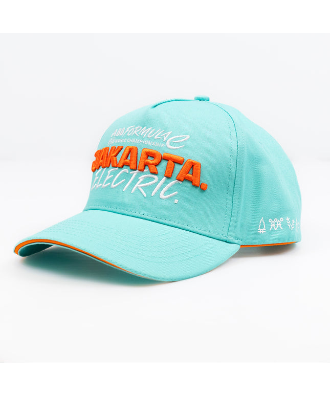 Formula E Men's Jakarta Electric Aqua Blue Cap
