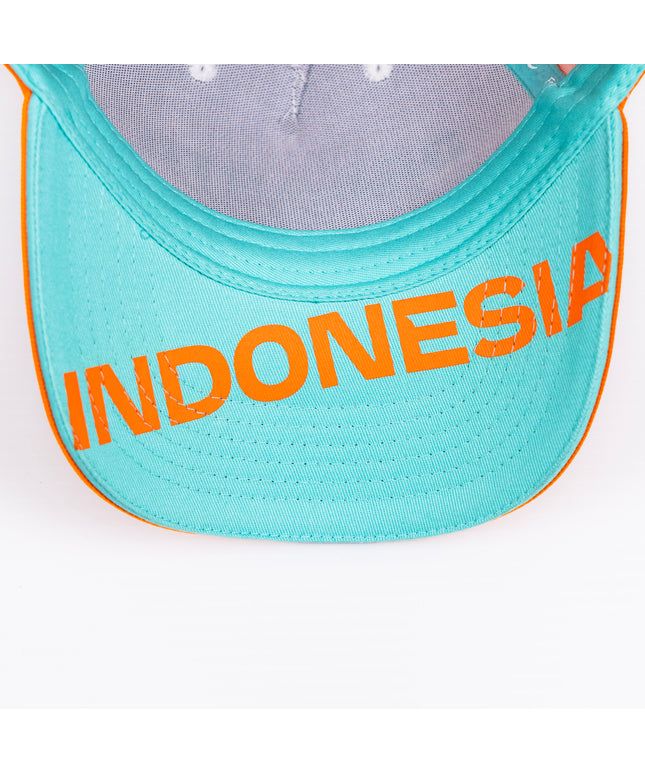 Formula E Men's Jakarta Electric Aqua Blue Cap