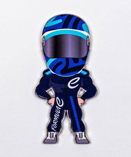 Formula E Driver Blue Magnet