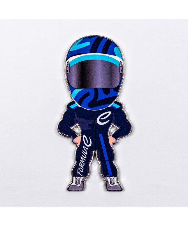 Formula E Driver Blue Magnet