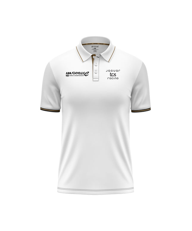 Jaguar TCS Racing Formula E Men's Team World Championship White Polo