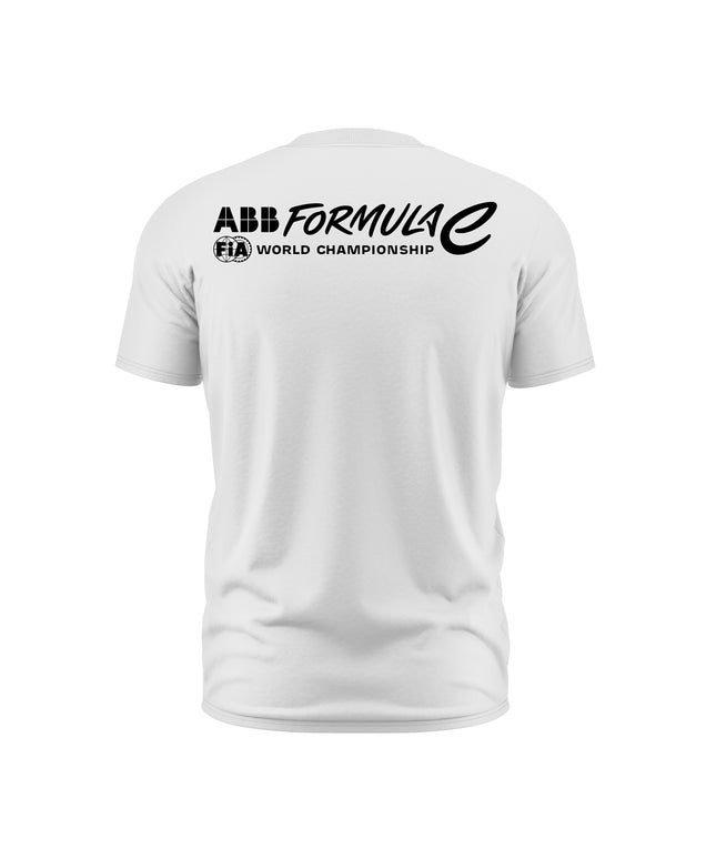 Jaguar TCS Racing Formula E Men's Team World Championship White T-Shirt