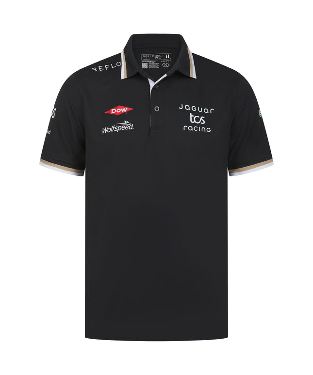 Jaguar TCS Racing Men's Black Polo