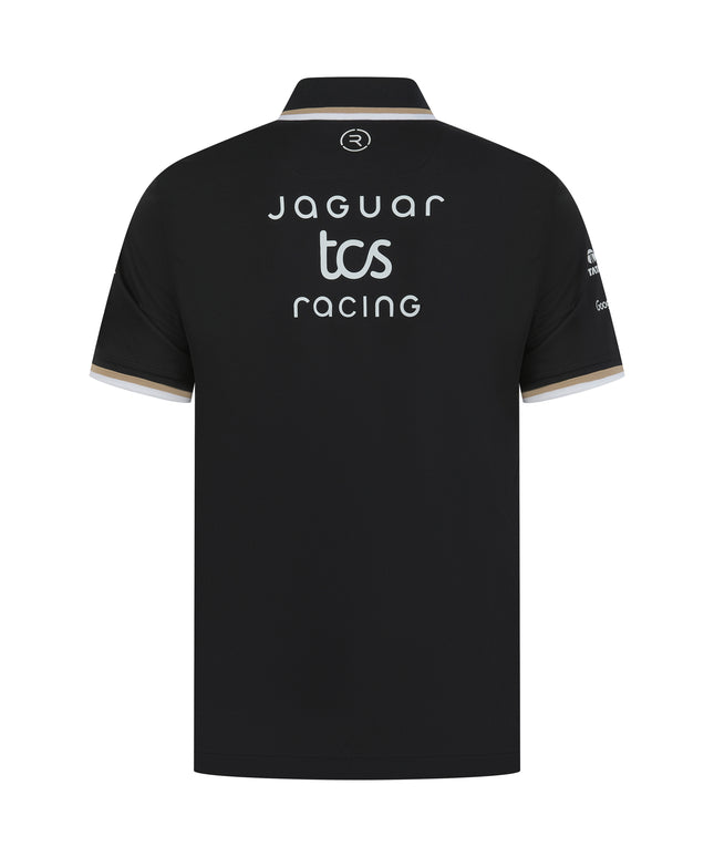 Jaguar TCS Racing Men's Black Polo